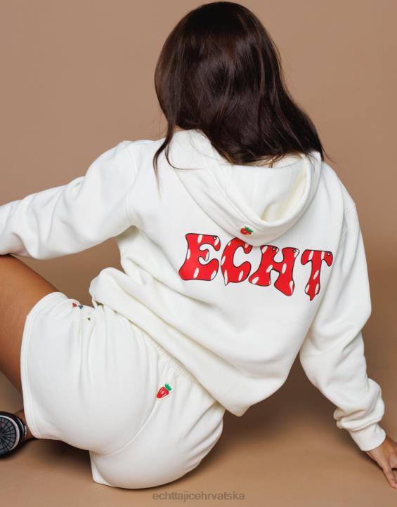 ECHT PBVJ111 odjeća bijela žene jagoda hoodie